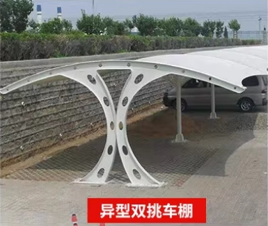 福建异型双挑停车棚特点
